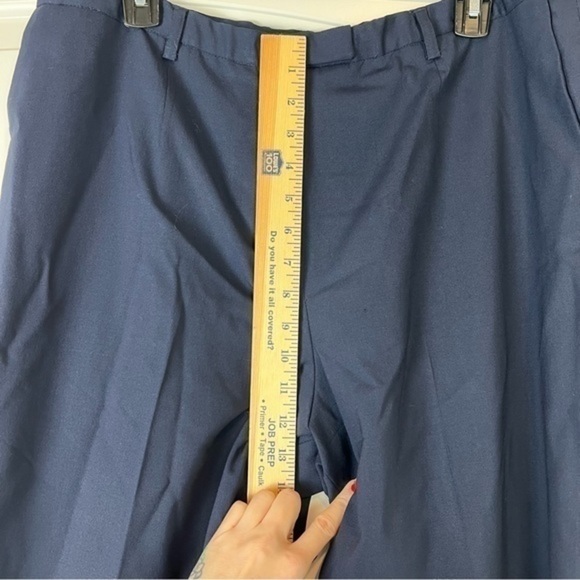 Pendleton Womens Savvy Dress Career Pants Blue Stretch Pockets Wool Blend 16 - Picture 5 of 7